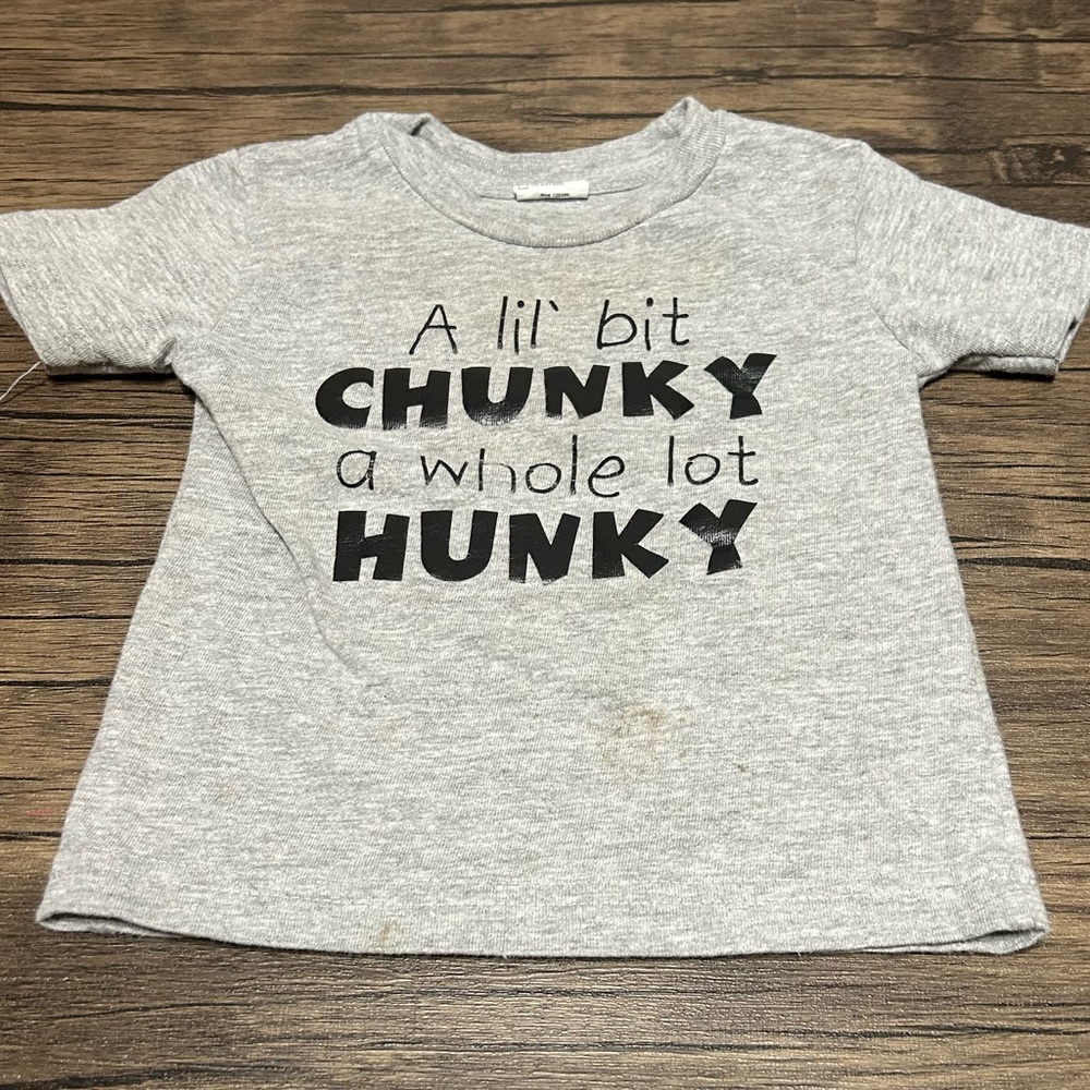 Chunky But Hunky Tee 6-12 Months